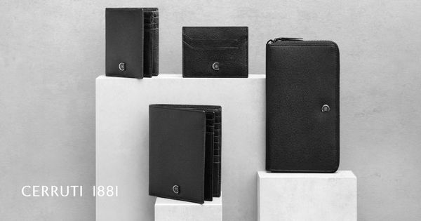Card holder with flap Bond Black - 1