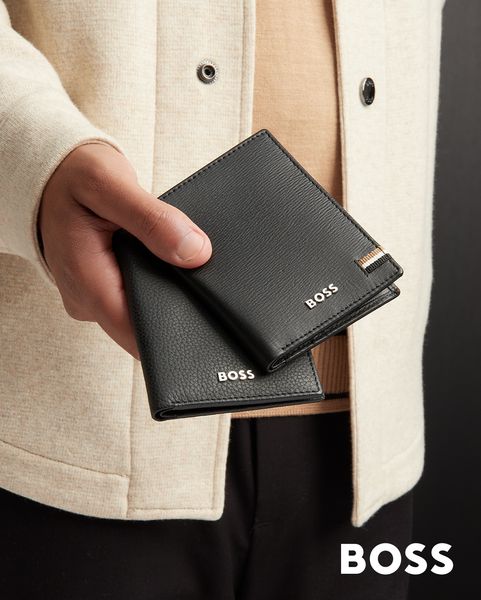 Folding card holder Iconic Black - 1