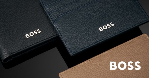 Folding card holder Classic Smooth Black - 2