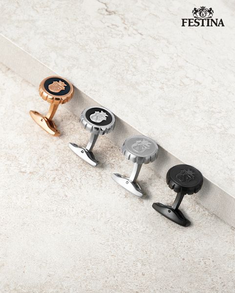 Cufflinks Chronobike Matt Black - 1