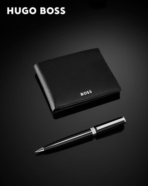 Money wallet with flap Classic Grained Black - 3