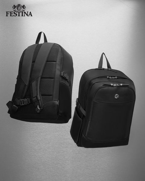 Backpack weekend Button Black - 2