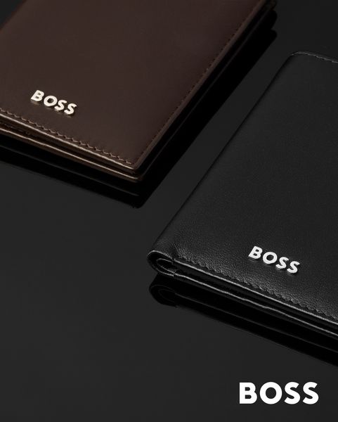 Folding card holder Classic Grained Black - 3