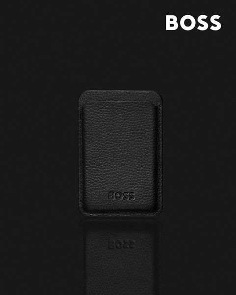Card holder with Magnet Mobile Classic Grained Black - 2