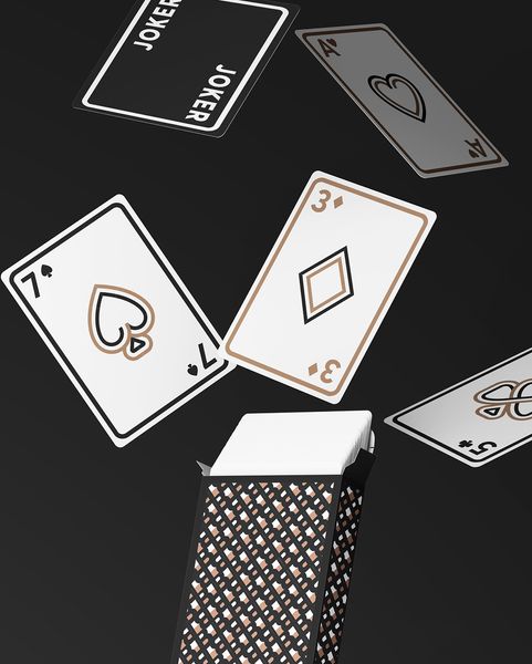 Playing cards 2 decks Iconic Black - 2