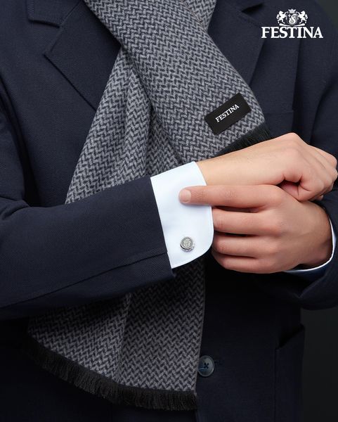 Cufflinks Button Shinny Chrome - 1