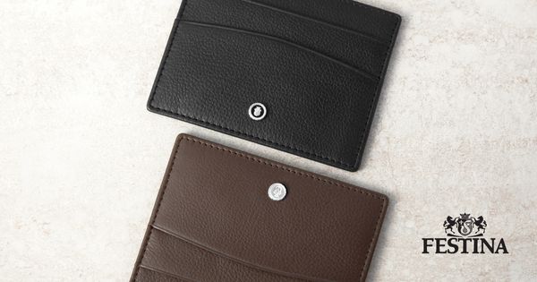 Card holder Button Black - 7
