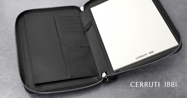 Conference folder zip A4 Regent Black - 3