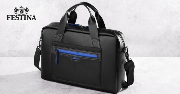 Document bag Black Edition Blue - 3