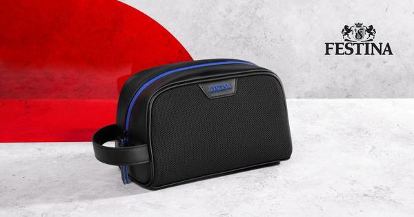 Toiletry Bag Black Edition Blue - 4