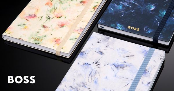 Notebook A5 Tie-dye Flower Cream Lined - 1