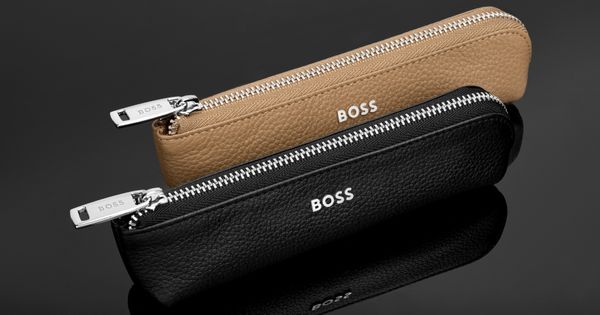Small pen case Classic Grained Black - 2