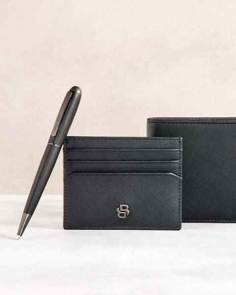 Card holder Double B Saffiano Black - 1