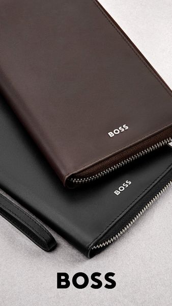Travel wallet Classic Smooth Black - 1