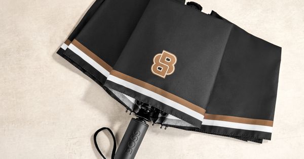 Pocket umbrella Varsity Black - 1