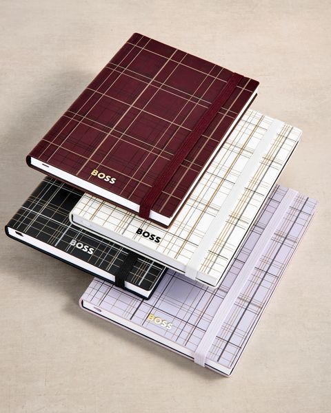 Notebook A5 Checkered Lilac Lined - 1