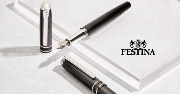 Fountain pen Classicals Brushed Black & Chrome - 1