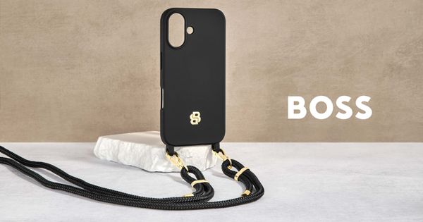 Case for iPhone 16 Double B Black & Gold - 1