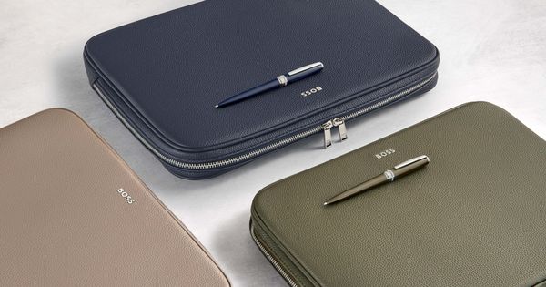 Laptop bag Classic Grained Navy - 1