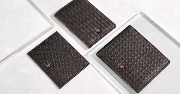 Card holder Interlace Black - 1