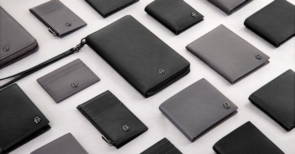 Travel wallet Double B Saffiano Black - 3