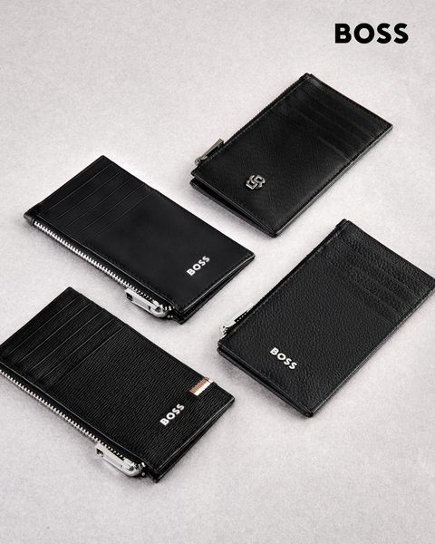Card holder zip Classic Smooth Black - 3