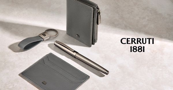 Folding card holder Jefferson Grey - 1