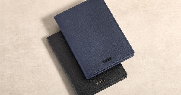Passport holder Grid Navy - 1