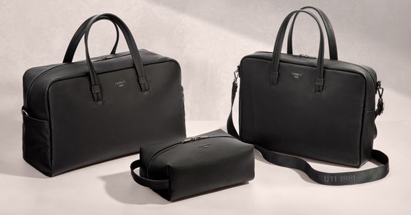 Travel bag Paxton Black Grained - 2